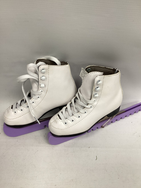 Vist Large View of Product Image Which is Used DBX FIGURE SKATES Girls Figure Skate White Youth 11.0 11851-S000029778