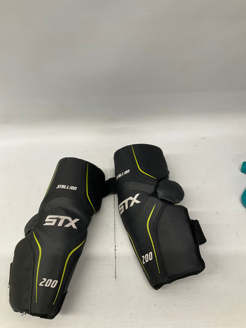 Vist Large View of Product Image Which is Used STX STALLION 200 Lacrosse Arm Pads/Guards Black MD 11836-S000024159