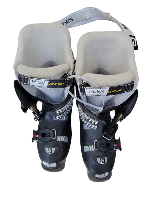Vist Large View of Product Image Which is Used Salomon ACCESS 60 WIDE Womens DH Ski Boot Black 240 MP - J06 - W07 11708-S000177186