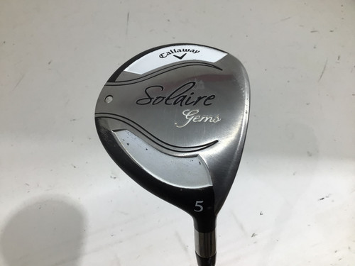 Used Callaway SOLAIRE GEMS RH WOMENS 5 WOOD Womens Fairway Wood RH 5 Wood 11752-S000062872 Vist Large View of Product Image Which is Used Callaway SOLAIRE GEMS RH WOMENS 5 WOOD Womens Fairway Wood RH 5 Wood