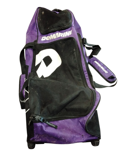 Vist Large View of Product Image Which is Used Demarini VOODOO BB/SB Player Wheeled Bag Purple