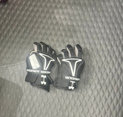 Used Under Armour YOUTH LACROSSE GLOVES Lacrosse Gloves Junior Black XS 11849-S000026353