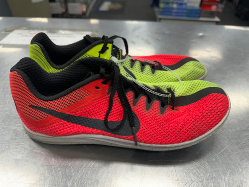 Vist Large View of Product Image Which is Used Nike RIVAL DISTANCE Track & Field Cleats Adult Optic Yellow Senior 8.5