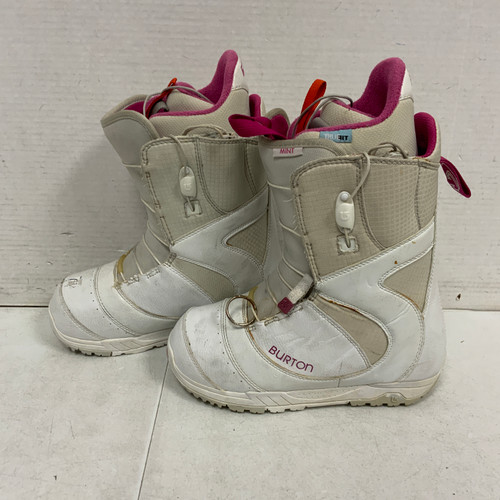 Used Burton MINT Womens Snowboard Boots White Senior 7 11762-S000061160