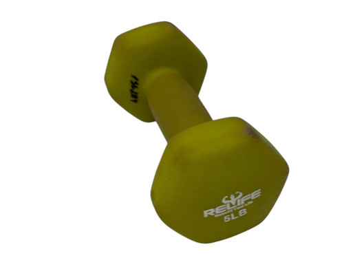Vist Large View of Product Image Which is Used Relife Neoprene Covered Dumbbell 5 lb