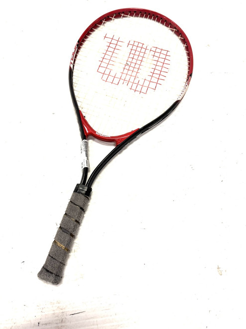 Vist Large View of Product Image Which is Used Wilson TOUR Junior Tennis Racquet Black 25"