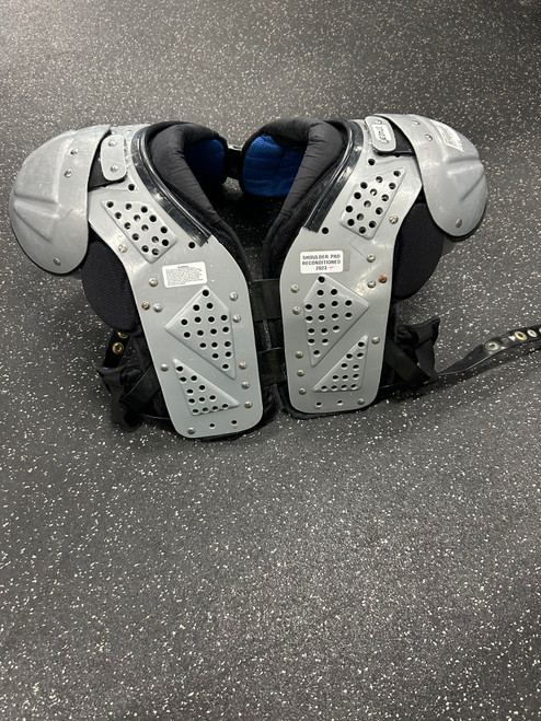Vist Large View of Product Image Which is Used Schutt XV FLEX SKILL SP FB Shoulder Pads Grey SM 11726-S000278985