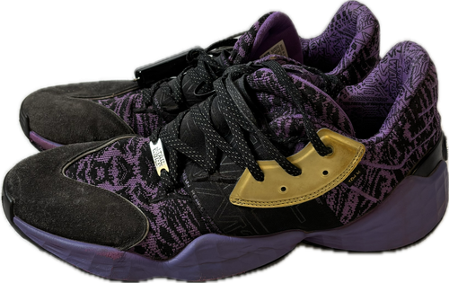 Vist Large View of Product Image Which is Used Adidas Basketball Shoes M Black Youth 13.0