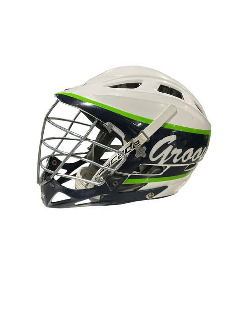 Vist Large View of Product Image Which is Used Cascade GROOVE HELMET Lacrosse Helmet White One Size