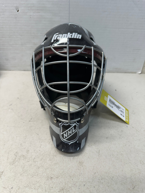 Used Franklin GFM 1500 Junior Goalie Helmet/Mask Black SM 11835-S000192863