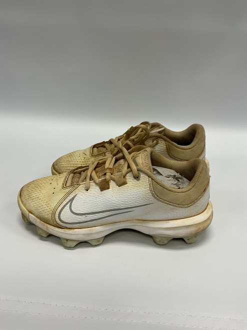 Vist Large View of Product Image Which is Used Nike HYPERDIAMOND 4 BB/SB Cleats White Senior 8