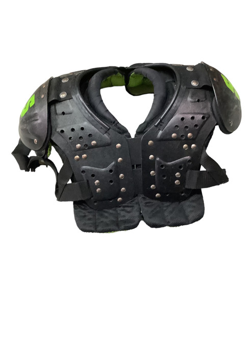 Used Schutt Y FLEX 4.0 FB Shoulder Pads Black MD 10743-S000440747