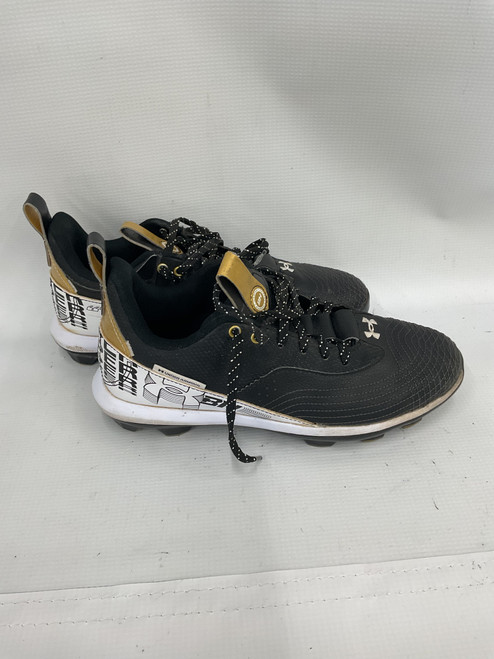 Used Under Armour HARPER RM BB/SB Cleats Black Youth 06.0 11871-S000011289