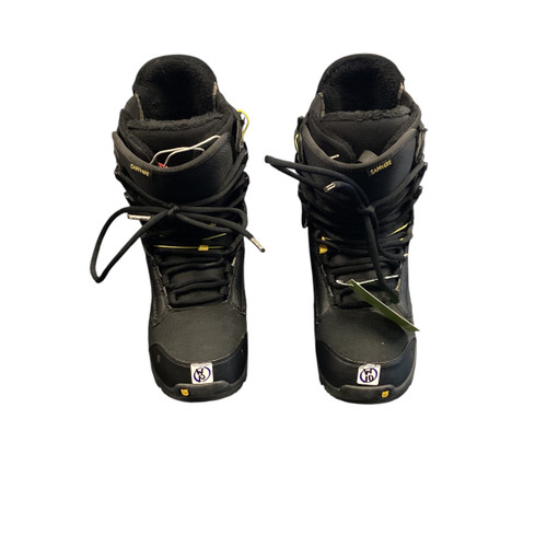 Vist Large View of Product Image Which is Used Burton SAPPHIRE IMPRINT 2 FLORAL Womens Snowboard Boots Black Senior 10