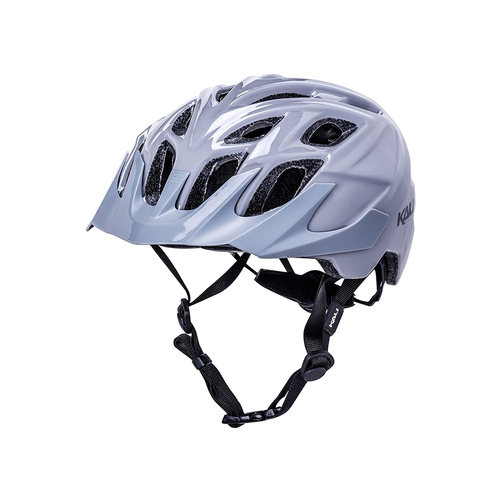 Vist Large View of Product Image Which is New Kali Chakra Solo Gray Bicycle Helmet- S/M