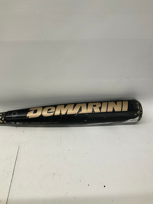 Vist Large View of Product Image Which is Used Demarini VOODOO OVERLORD BB/SB High School -3 Bat Black 32"