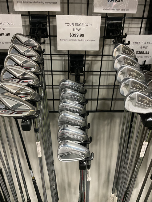 Vist Large View of Product Image Which is Used Tour Edge C721 IRON SET Mens Iron Set RH 6I-PW
