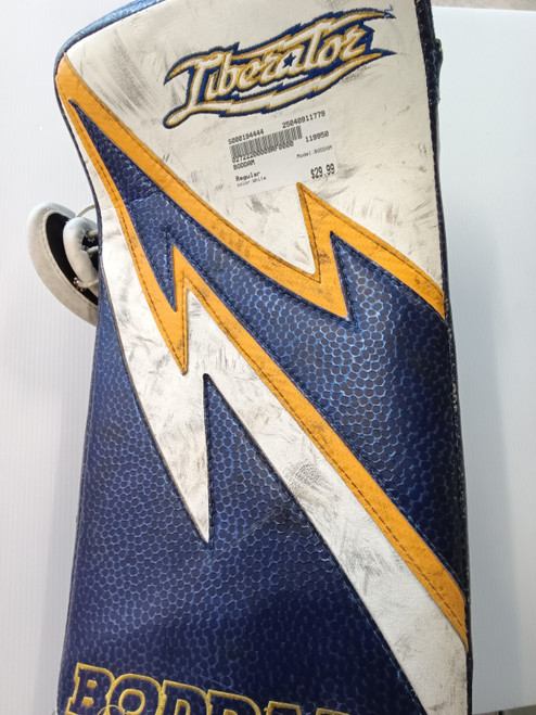 Vist Large View of Product Image Which is Used BODDAM Senior Goalie Blocker White