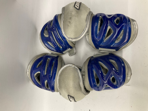 Vist Large View of Product Image Which is Used Brine VENTILATOR Lacrosse Arm Pads/Guards Royal Blue LG
