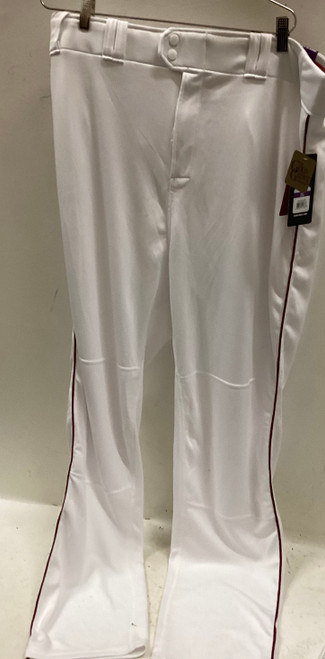 Used Rawlings BB PANTS NEW BB/SB Pant Mens White And Maroon 2X 11725-S000483538