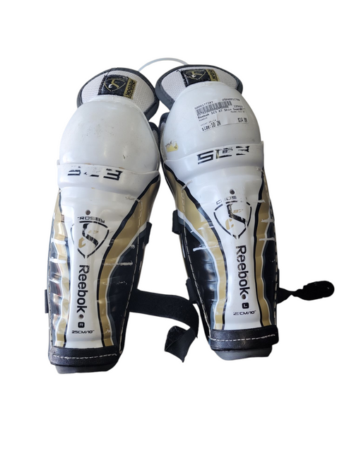 Used Reebok SC3 87 Junior Shin Guards White 10" 11708-S000177347