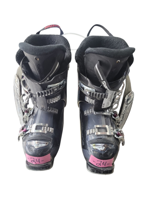 Used Nordica CRUSIE C1 BOOTS 24MP Womens DH Ski Boot Black 240 MP - J06 - W07 11708-S000177369