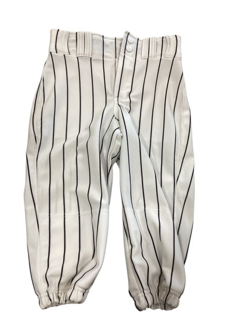 Vist Large View of Product Image Which is Used Champro PINSTRIP PANTS BB/SB Pant Boys White MD 11884-S000044264