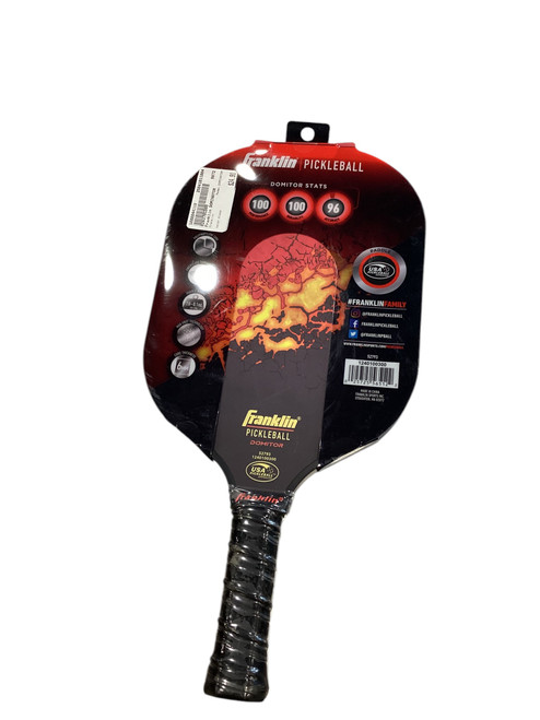 Vist Large View of Product Image Which is Used Franklin DOMINATOR Pickleball Racquet Black 11884-S000044269