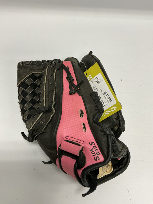 Used Mizuno SIDE BARS BB/SB Glove RH Throw Pink And Black 11" 11892-S000010421