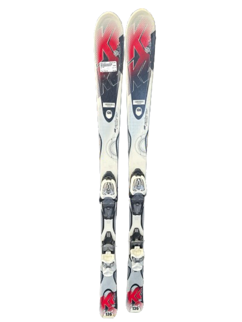 Vist Large View of Product Image Which is Used K2 AMP Boys DH Ski/Binding White 136 cm 11853-S000119971