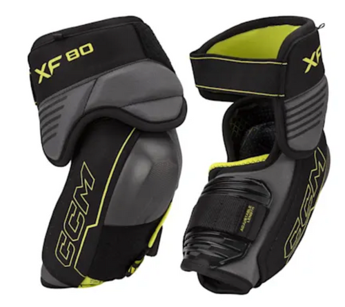 Vist Large View of Product Image Which is New CCM TACKS XF 80 ELBOW PAD Junior Elbow Pads None SM