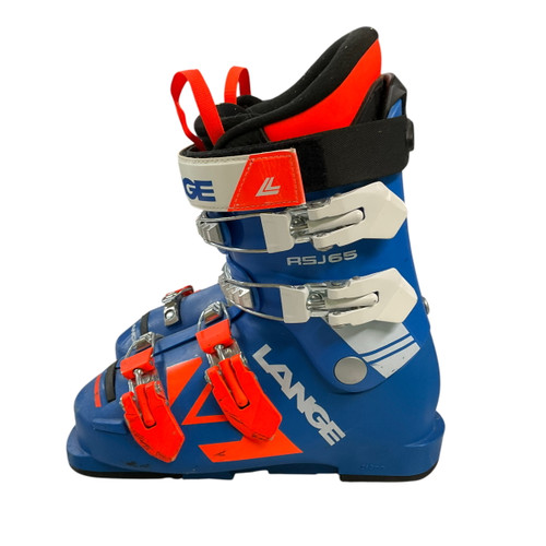 Used Lange RSJ 65 Boys DH Ski Boot Royal Blue 225 MP - J04.5 - W5.5 11484-S000277019