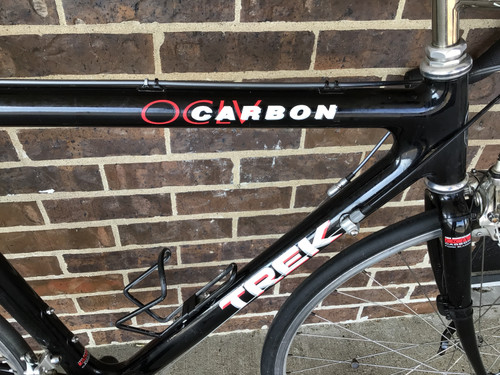 Vist Large View of Product Image Which is Used Trek 1992 TREK 5500 OCLV Road Bike Mens Black 56-58cm - LG Frame 11752-S000062985
