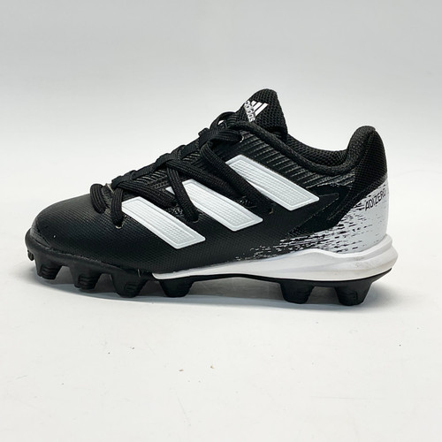 Vist Large View of Product Image Which is Used Adidas ADIZERO BB/SB Cleats Black And White Youth 10.0 11805-S000057629
