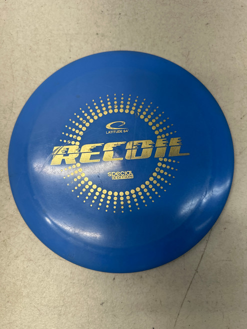 Used Latitude 64 RECOIL Disc Golf Driver Royal Blue 174g 11835-S000193005