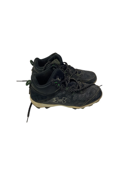 Vist Large View of Product Image Which is Used Under Armour BRYCE HARPER OUT OF HERE BB/SB Cleats Black Junior 03