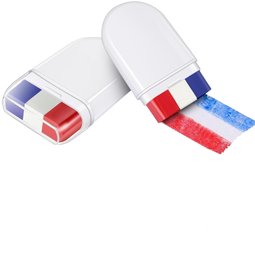 Vist Large View of Product Image Which is New Red White and Blue Face Stick/Eye Black
