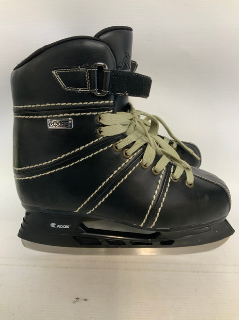 Used Roces LEATHER Mens Softboot Skate Black Senior 10 11823-S000030407