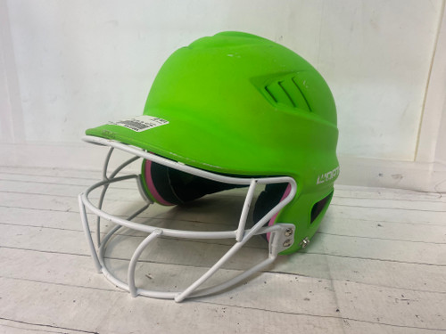 Vist Large View of Product Image Which is Used Worth SB HELMET Batting Helmet w/Mask Green SM 11523-S000157406