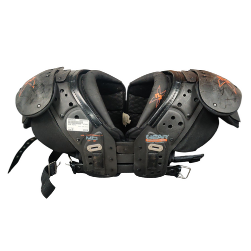 Vist Large View of Product Image Which is Used GEAR PROTEC Football Shoulder Pads Black Medium 11218-S000399388