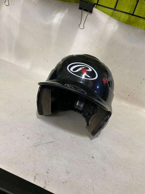 Vist Large View of Product Image Which is Used Rawlings BATTING HELMET Batting Helmet No Mask Black SM 11790-S000043320
