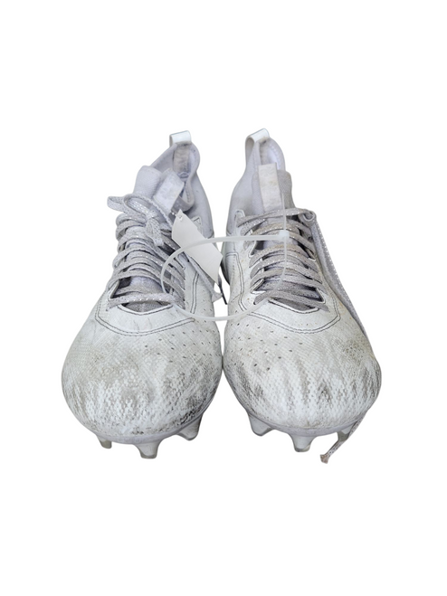 Used Adidas Adult FB Cleats White Senior 13 11708-S000177419