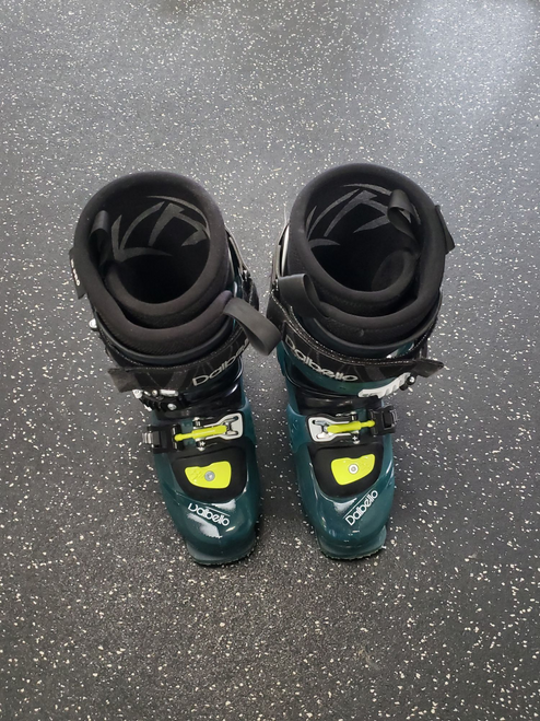 Vist Large View of Product Image Which is Used Dalbello KRYZNA Womens DH Ski Boot Green 245 MP - M06.5 - W07.5 11849-S000026467