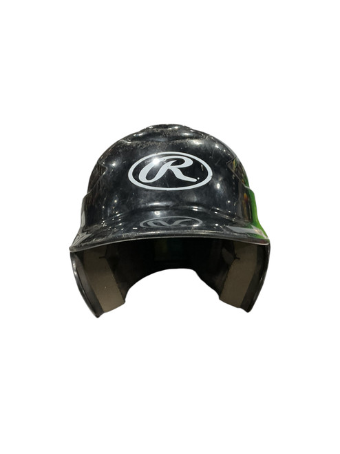 Vist Large View of Product Image Which is Used Rawlings BASEBALL BLK HELMET Batting Helmet No Mask Black One Size 11834-S000033947