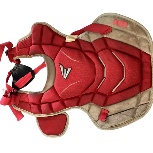 Vist Large View of Product Image Which is Used Easton GAMETIME CHEST PROTECTOR Catchers Chest Protector Red Intermed
