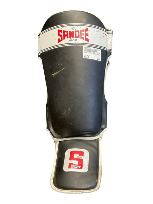 Used Martial Arts Shin Pads Black MD 11838-S000038970