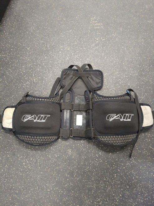 Vist Large View of Product Image Which is Used Gait RIB GUARD Lacrosse Rib Pads Black LG