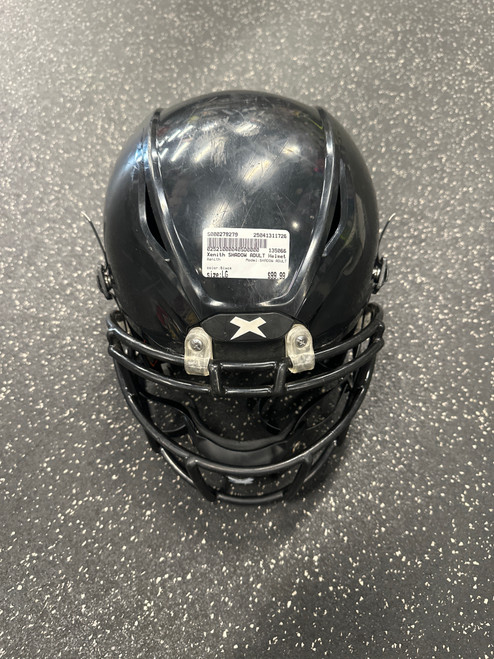 Used Xenith SHADOW ADULT FB Helmet Black LG 11726-S000279279
