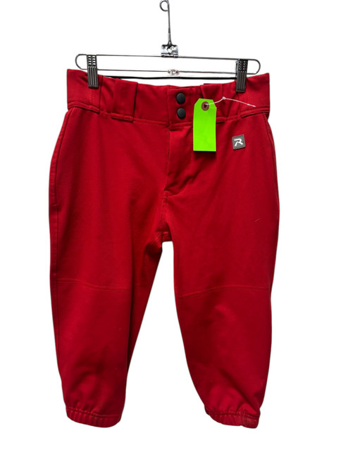 Used RICHARDON PTS Youth LG Softball Pant Girls Red 11731-S000136681