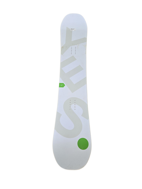 Vist Large View of Product Image Which is Used Yes BASIC Mens Snowboard Only White 152 cm